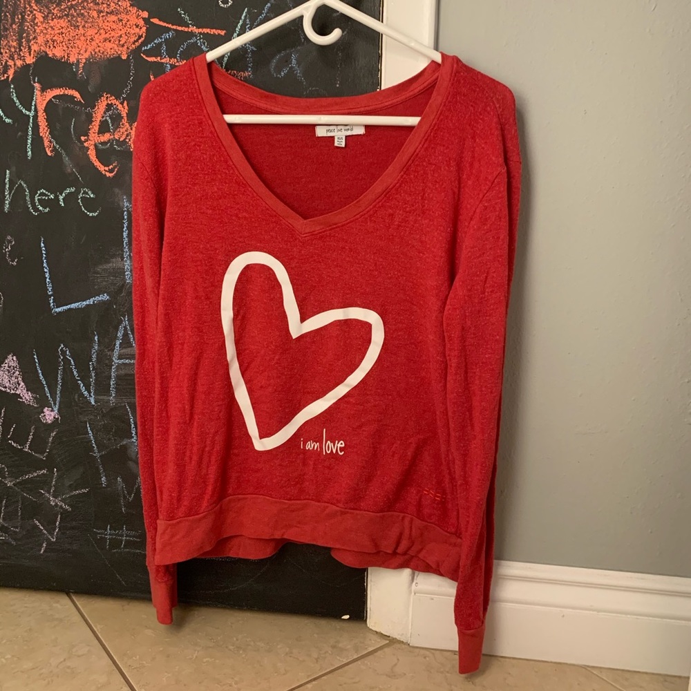 Peace Love World “i am love” Long-Sleeve